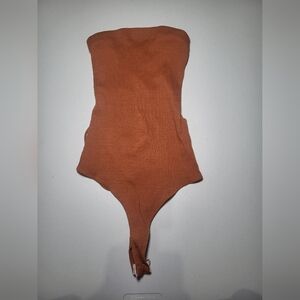 Women's Tan Bodysuit